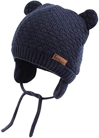 DRESHOW Baby Hat Cute Bear Toddler Earflap Beanie Warm for Fall Winter