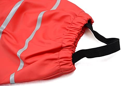 DRY KIDS Childrens Waterproof Dungarees Fleece Lined. Boys And Girls Rainwear For Outdoor Play