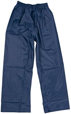 DRY KIDS Childrens Waterproof Over Trousers. Boys And Girls Rainwear For Outdoor Play