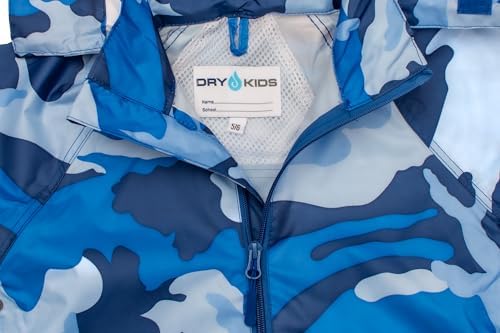 DRY KIDS Waterproof Suit - Comprising Of Waterproof Packaway Jacket And Waterproof Over Trousers