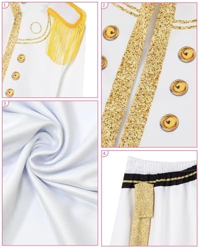 Dtiaagto Mira Costume Dress Demon Costume Dress Kids Cosplay Halloween Dress Up Costumes For Dance Stage Carnival 5-12 Years