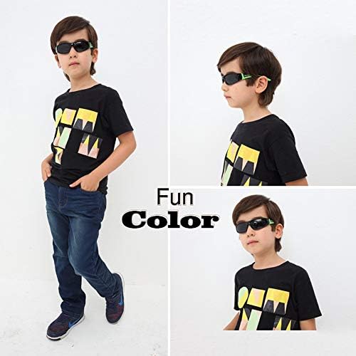 DUCO Sports Polarized Kids Sunglasses Boys Girls Unbreakable Youth Baseball Shades UV400 Protection Age 6-10 K001