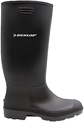 DUNLOP Pricemastor - Unisex Knee High Wellington Rain Boots For Outdoor And Gardening