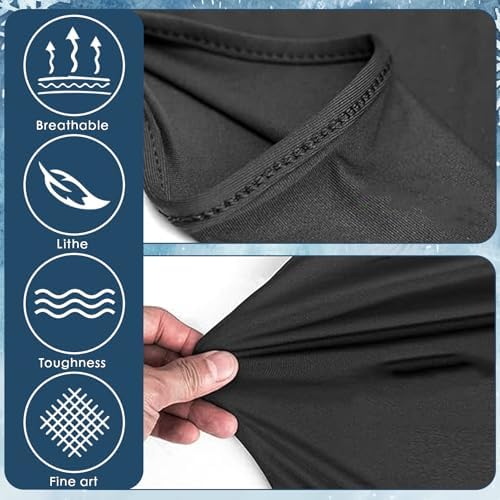 DXPETA 2Pcs Kids Balaclava Black Balaclava Ski Masks For Men UV Protection & Wind Protection Lightweight Neck Warmer Thin Helmet Liner Face And Neck Cover Mask For Boys Girls