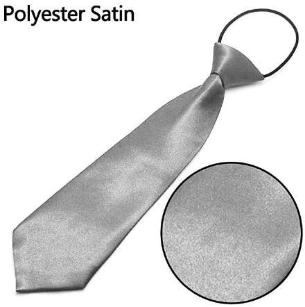 Elastic Boys Neck Tie Child Kids School Boys Tie Soft Polyester For Formal Wear Weddings Prom Celebration Parties
