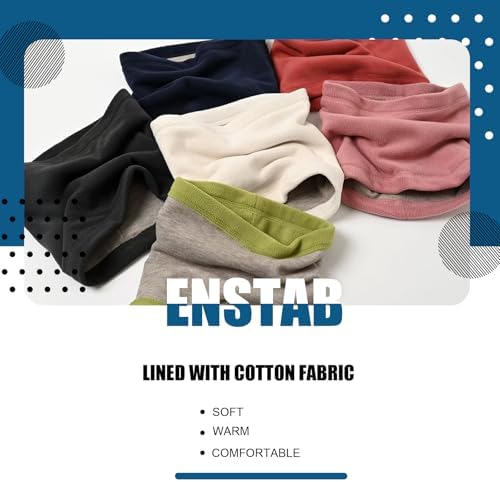 ENSTAB Loop Scarf Children's Cotton Thick Tube Scarf Children's Winter Baby Scarf Baby Loop Neck Warmer Girls And Boys