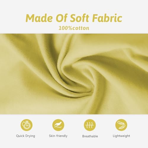 Ewbob Kids Cotton Plain T-Shirt Lightweight T Shirt Short Sleeve Boys Girls Breathable Tee Tops For Children Classic Casual Unisex Shirts For Age 3-14 Years