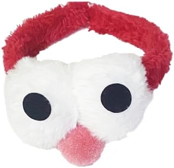 Exaggerated Cute Big Eyes Hair Band Hair Accessories COSPLAY Girl Gift Plush Hair Accessories (Pink Band Knitting)