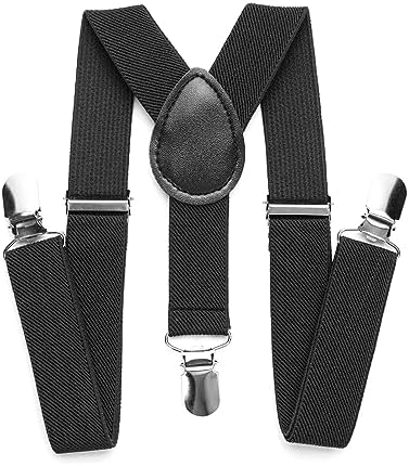 FACATH Kids Braces Bowtie Sets For Christmas Party Costume Dress Y-Shape Adjustable Suspenders With Bow Ties Gift Idea For Boys And Girls