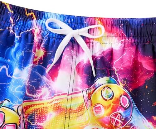 Fanient Boys 3D Printed Funny Swim Trunks Quick Dry Beachwear Sports Running Swim Board Shorts