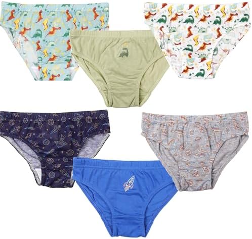 Fashion by Purdashian Boys Pants Multipack Cotton Mix Underwear Young Boys Potty Training Toddler Briefs