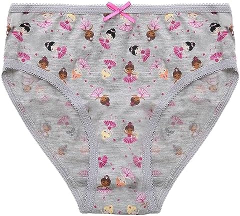 Fashion By Purdashian New Girls Underwear Cotton Mix Young Girls Pants Kids Briefs Multipack Knickers