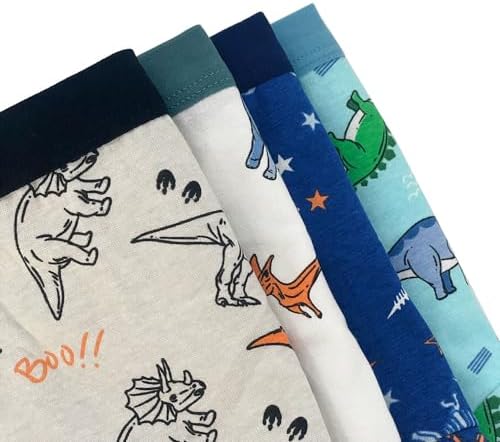 FedMois Boys Knickers Cotton Boxer Briefs Underpants Underwear 3-11 Years (Pack Of 8)