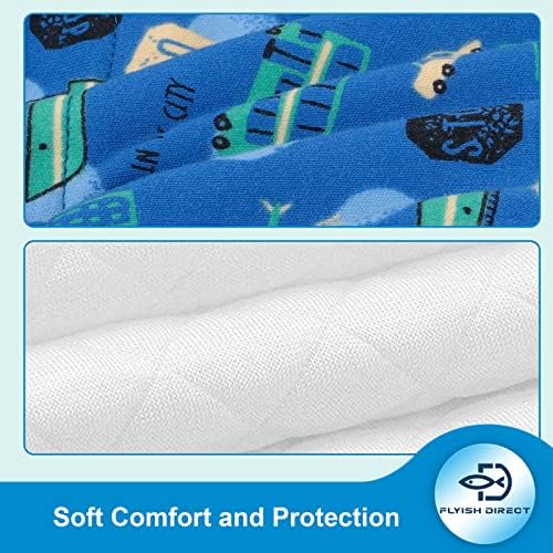 FLYISH DIRECT Potty Training Pants Toddler Training Pants Absorbent Car Training Pants For Boys 100% Cotton 6 Packs 3T