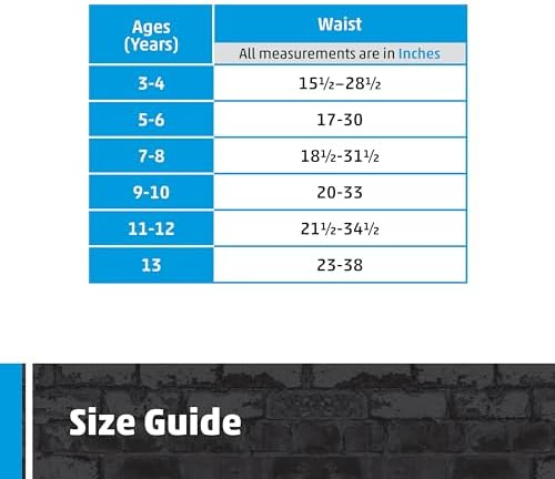 Fort - Kids Waterproof Trousers - Blue - Unisex - Utility - Mid Rise - 7-8 Years - Windproof Durable - Tear Resistant Waterproof - Hiking - Trouser