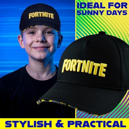 Fortnite Baseball Cap For Kids Teens Peaked Cap Lightweight Sun Hat Casual Sports Running Holiday Essentials Gamer Gifts