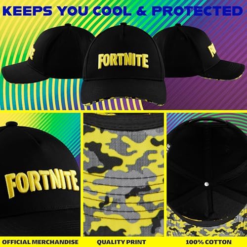 Fortnite Baseball Cap For Kids Teens Peaked Cap Lightweight Sun Hat Casual Sports Running Holiday Essentials Gamer Gifts