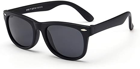 FOURCHEN Kids Polarized Sunglasses TPEE Flexible Frame for Girls Boys Age 3-10