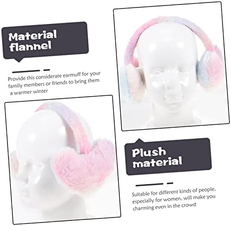 FOYTOKI Love Earmuffs Outdoor Accessories Toddler Girl Accessories Dress Ear Muffs Winter Holiday Fluffy Snow Christmas Plush Miss Blue