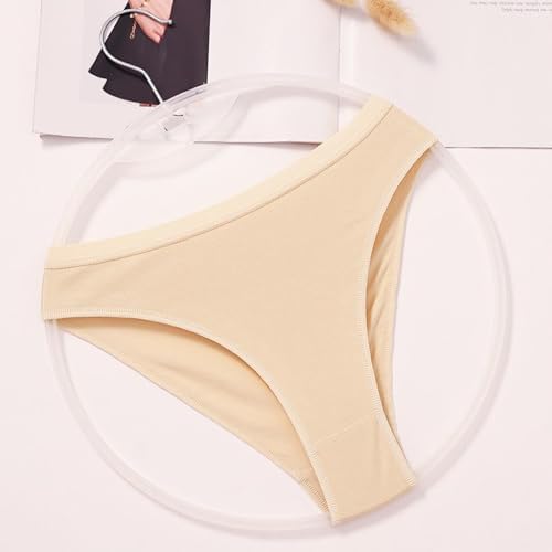Fresilkora 3-Pack Girls Dance Underwear Nude Seamless Knickers For Ballet & Gymnastics Ballet Briefs Dance Pants High Cut Cotton Dancing Knickers For Beginner Girls - Skin Colour