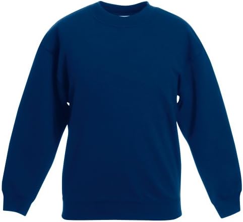 Fruit Of The Loom Blue Girls' Celebratory Cotton Sweatshirt - One Size