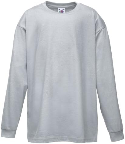 Fruit Of The Loom Boy's Kids Valueweight Long Sleeve Tee