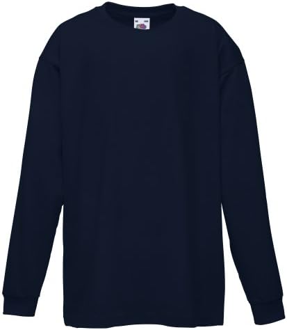 Fruit Of The Loom Boy's Kids Valueweight Long Sleeve Tee