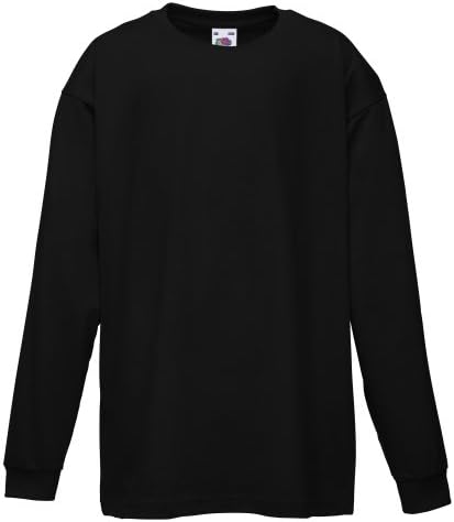 Fruit Of The Loom Boy's Kids Valueweight Long Sleeve Tee