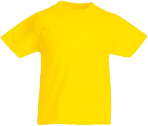 Fruit of the Loom Unisex Kids Valueweight T-Shirt Short Sleeve Multiple Colours