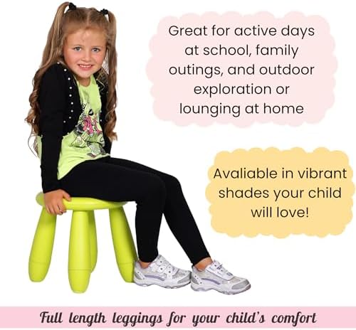 FUTURO FASHION Girls Children Full Length Plain Cotton Leggings Cycling Casual Wear Infant Trousers Leggings Solid Tights Pants For Kids