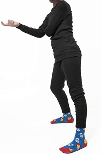 GA COMMUNICATIONS KIDS THERMAL WINTER WARM UNDERWEAR FULL SET LONG JOHN BOTTOM AND LONG SLEEVE TOP