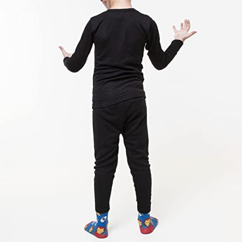 GA COMMUNICATIONS KIDS THERMAL WINTER WARM UNDERWEAR FULL SET LONG JOHN BOTTOM AND LONG SLEEVE TOP