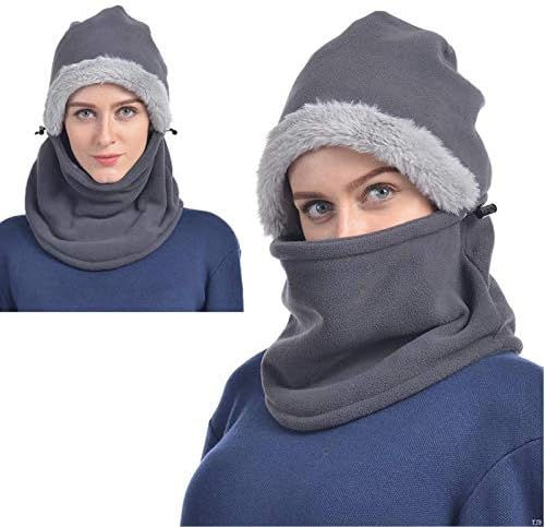 GADIEMKENSD Winter Balaclava Fleece Hood Thermal Ski Mask Cold Weather Face Cover Hats Woman
