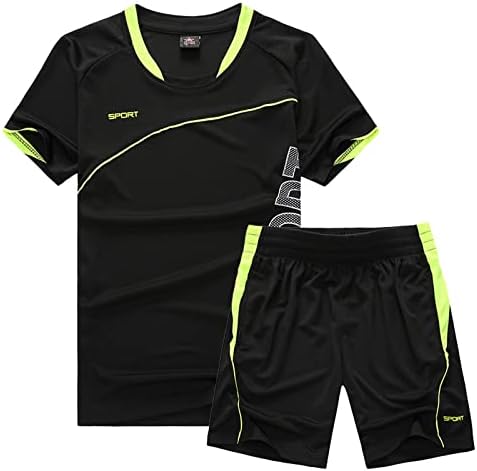 Gavena Kids Sport Shorts Sets Boys Football Training Suit Shorts And T-shirt Set School PE Tracksuit Mesh Sport Uniform Jersey Kit 4-13 Years