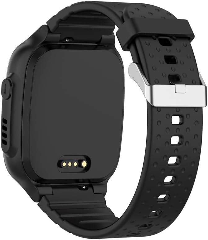 Generic Bracelet Compatible With XPLORA X5 Play/XGO 2/XGO 3 Children's Sports Waterproof Replacement Strap Silicone Replacement Strap Watch Strap Black