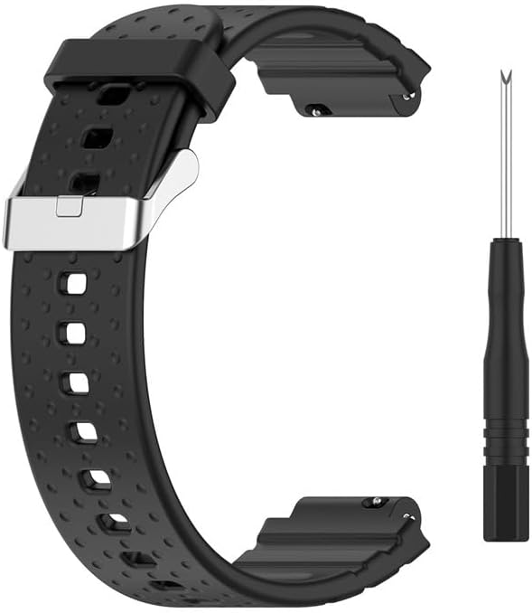 Generic Bracelet Compatible with XPLORA X5 Play/XGO 2/XGO 3 Children's Sports Waterproof Replacement Strap Silicone Replacement Strap Watch Strap black