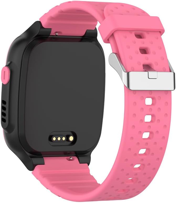 Generic Bracelet Compatible With XPLORA X5 Play/XGO 2/XGO 3 Children's Sports Waterproof Replacement Strap Silicone Replacement Strap Watch Strap Pink