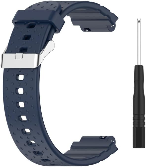 Generic Bracelet Compatible with XPLORA X5 Play/XGO 2/XGO 3 Children's Sports Waterproof Replacement Strap Silicone 19 mm 140-200 mm Darkblue