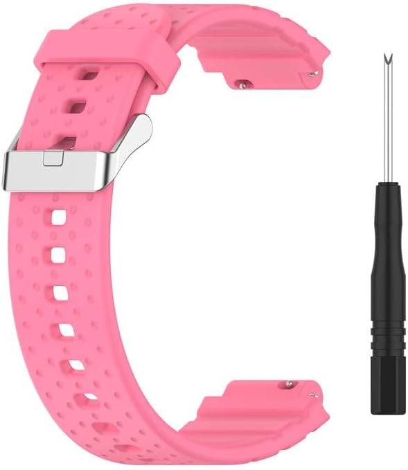 Generic Bracelet Compatible with XPLORA X5 Play/XGO 2/XGO 3 Children's Sports Waterproof Replacement Strap Silicone Replacement Strap Watch Strap pink