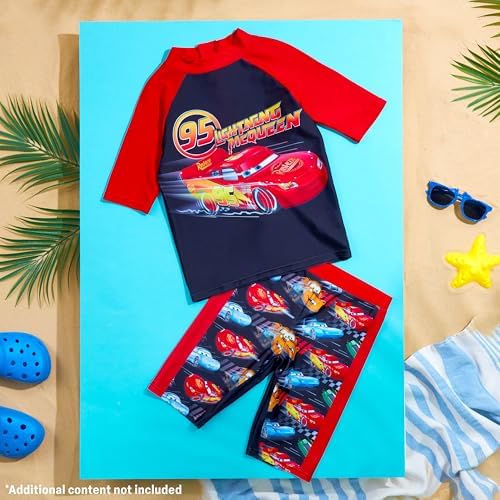 Get Trend Boys Swimming Costume Set 2 Piece Swimwear Rash Guard Top And Swimming Trunks Toddlers Kids Swimsuit For Beach Pool Holiday Essentials