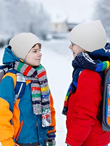 Geyoga 2 Hole Knitted Ski Mask Full Face Cover Warm Balaclava Knitted Winter Face Mask For Outdoor Sports