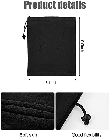 Geyoga 4 Pcs Kids Neck Warmers Winter Neck Gaiter Fleece Face Cover Ski Mask