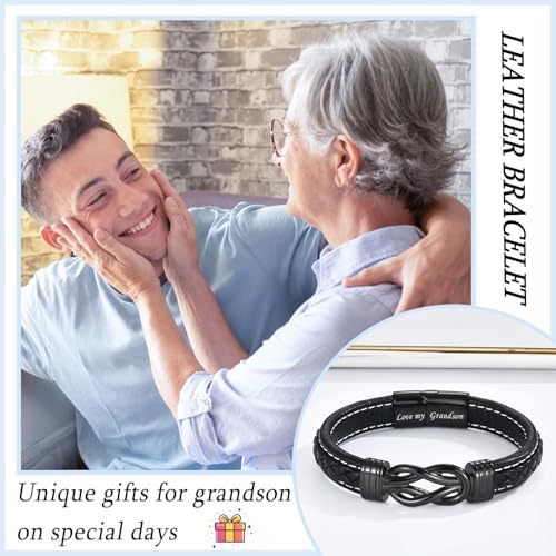 Gifts For Dad Son Grandad Grandson Bracelet Gifts For Men Teenage Boys On Birthday Christmas Valentines Day Fathers Day Stocking Fillers For Men Boys