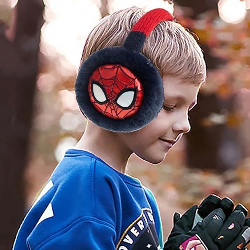 Gifts Treat Boys Earmuffs Kids Ear Muffs In Plush Adjustable Winter Warm Ear Warmers With Cute Animal Pattern Ear Covers For Boys