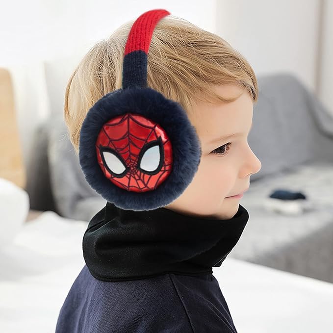 Gifts Treat Boys Earmuffs Kids Ear Muffs In Plush Adjustable Winter Warm Ear Warmers With Cute Animal Pattern Ear Covers For Boys