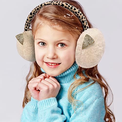 Gifts Treat Girls Knitted Earmuffs Mittens And Scarf Set Kids Winter Warm Ear Muffs And Gloves Neck Warmer Set In Cute Animal Design
