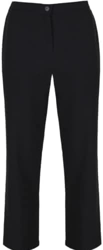 Girls Half Elasticated School Trousers Fine Lucky Fabric with Polyester Elatane & Spandex Mix for Comfort Fit. Grils School Uniforn Girls Pants from Size 7/8 to 16/17