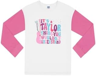 Girls It's A Taylor Thing You Wouldn't Understand Pink White Long Pyjamas