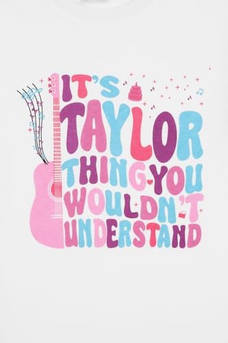 Girls It's A Taylor Thing You Wouldn't Understand Pink White Long Pyjamas
