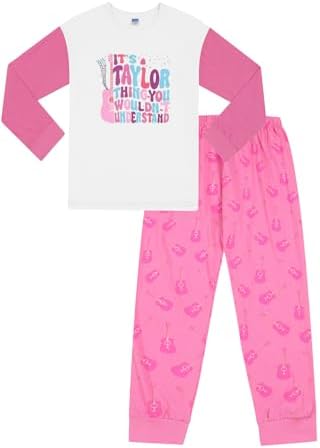 Girls It's a Taylor Thing You Wouldn't Understand Pink White Long Pyjamas